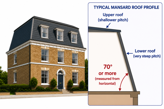 Mansard Roof Diagram