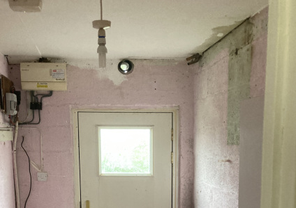 The boiler has been removed