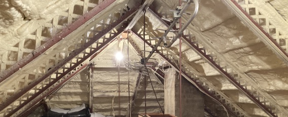 Spray Foam Insulation In A Steel Framed Dwelling